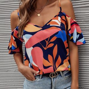 Blusa Plants Off Shoulder